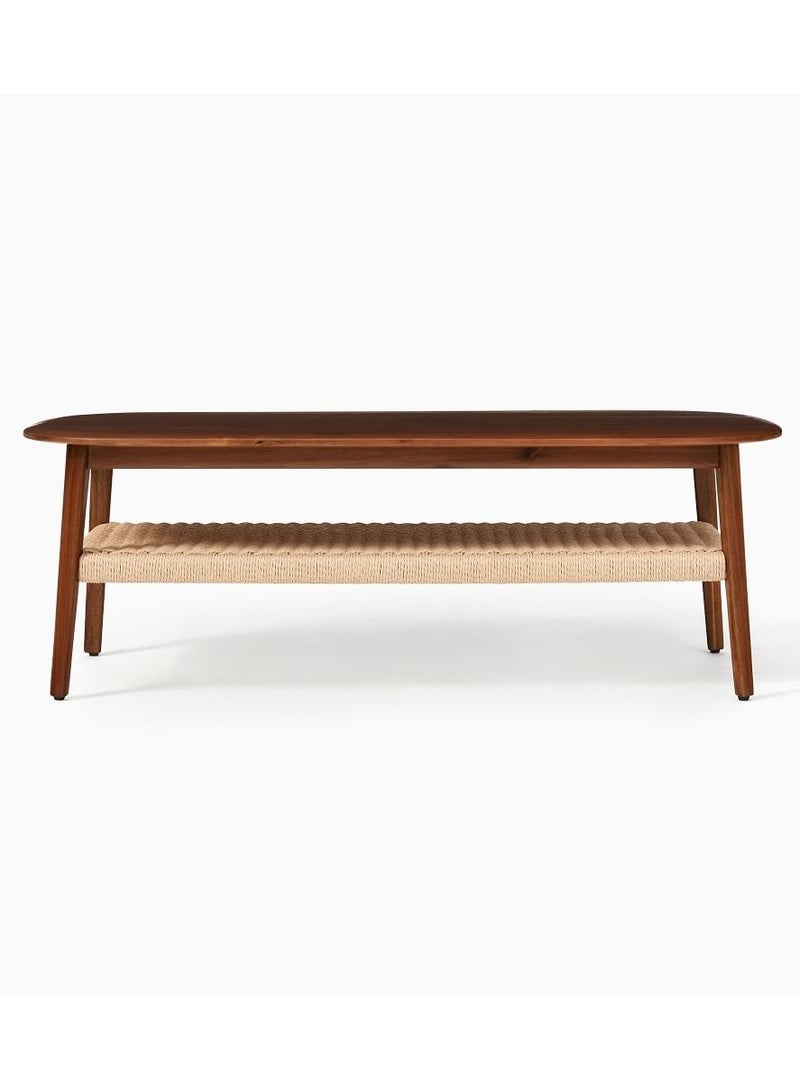 Generic Luxury coffee table for living room with modern design.  Made of metal base and wooden surface.  It is characterized by stability, elegance and suitable size that helps in easy transportation.  - Image 1