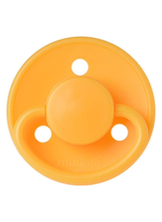 Mininor Round Latex Pacifier 6M+  Sunflower  - Image 2