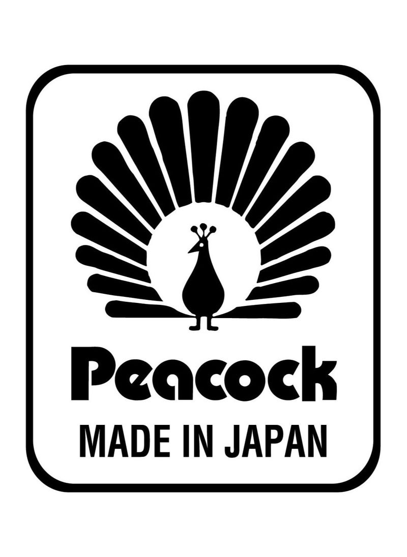 Peacock STAINLESS STEEL Vacuum PORTABLE THERMOS Insulated Glass Tea Coffee Thermos For Hot Beverages Made In Japan Blue  - Image 3