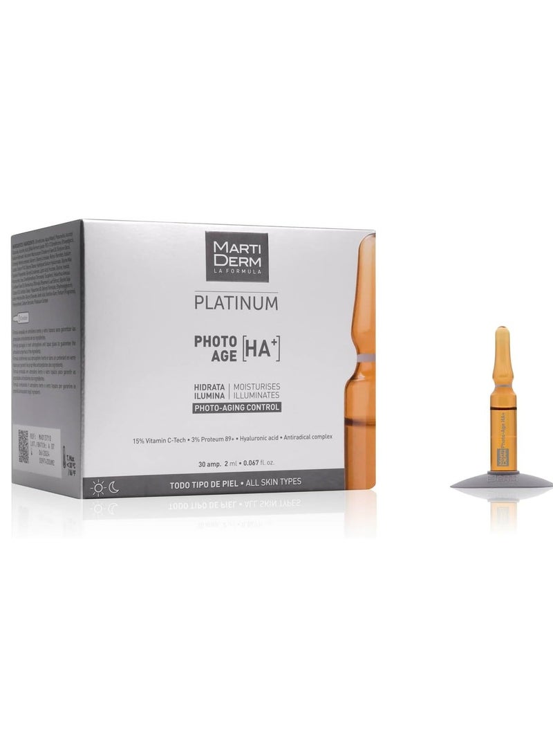 Martiderm Platinum Photo-Age HA+ Photo-Aging Control 30 ampoules - Image 2
