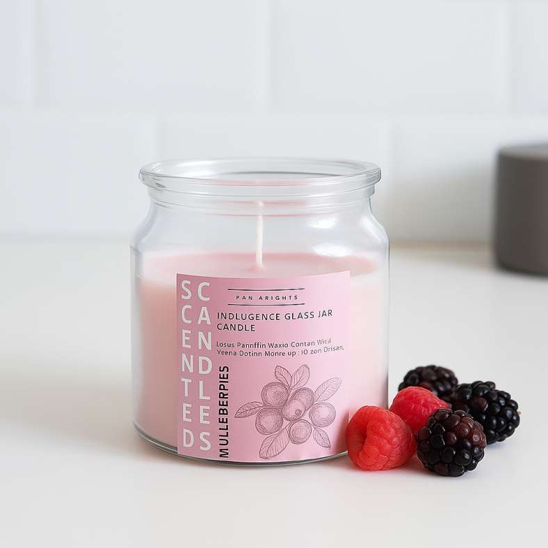 Pan Home Indulgence Mulled Berries Jar Candle 280Gm - 20 Hrs - 111DRA9900107 - Image 1