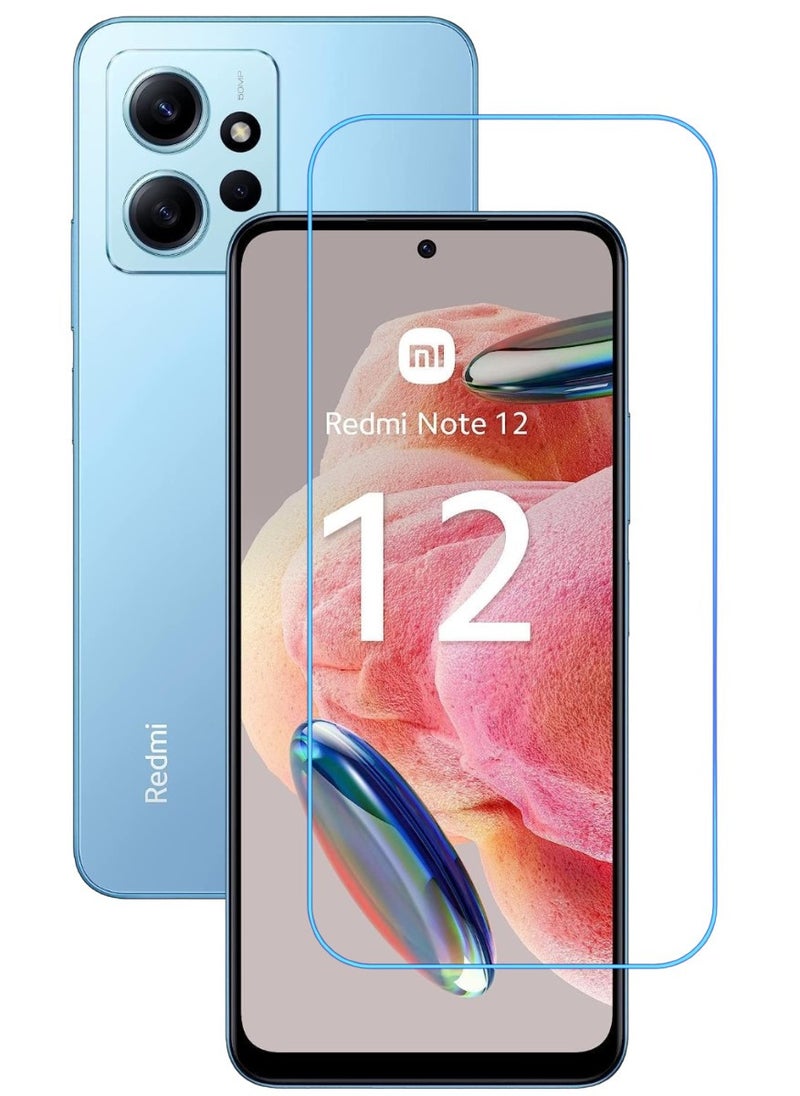 ACLIX Antistatic ESD Dustproof Premium Quality High Definition Clear Tempered Glass Screen Protector Designed For Xiaomi Redmi Note 12 - Image 1
