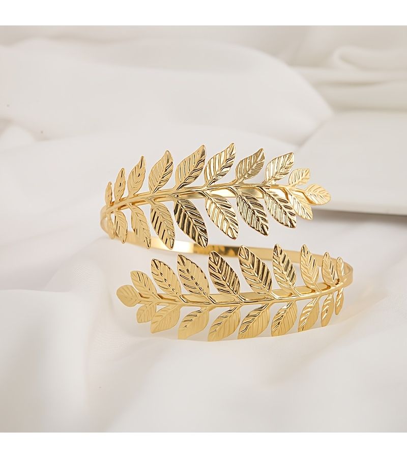 Golden Leaf Curtain Tiebacks 4 Pieces Minimalist Bohemian Decor for Room Shade - Image 5