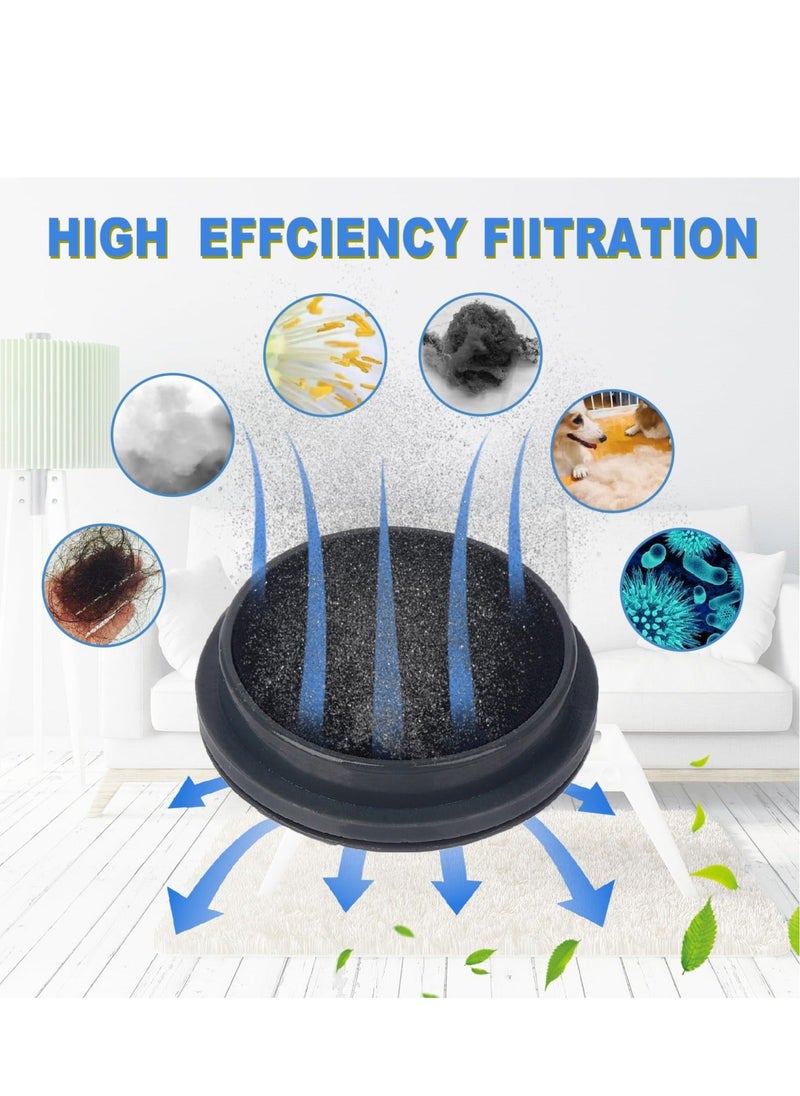4 Pack HEPA Filter For Afoddon A200Pro/A200, ORFELD B08/C10A/C10G and NEQUARE S12 S25 S26 Series Cordless Vacuum Cleaner High-Density HEPA with Foam Pre-filter