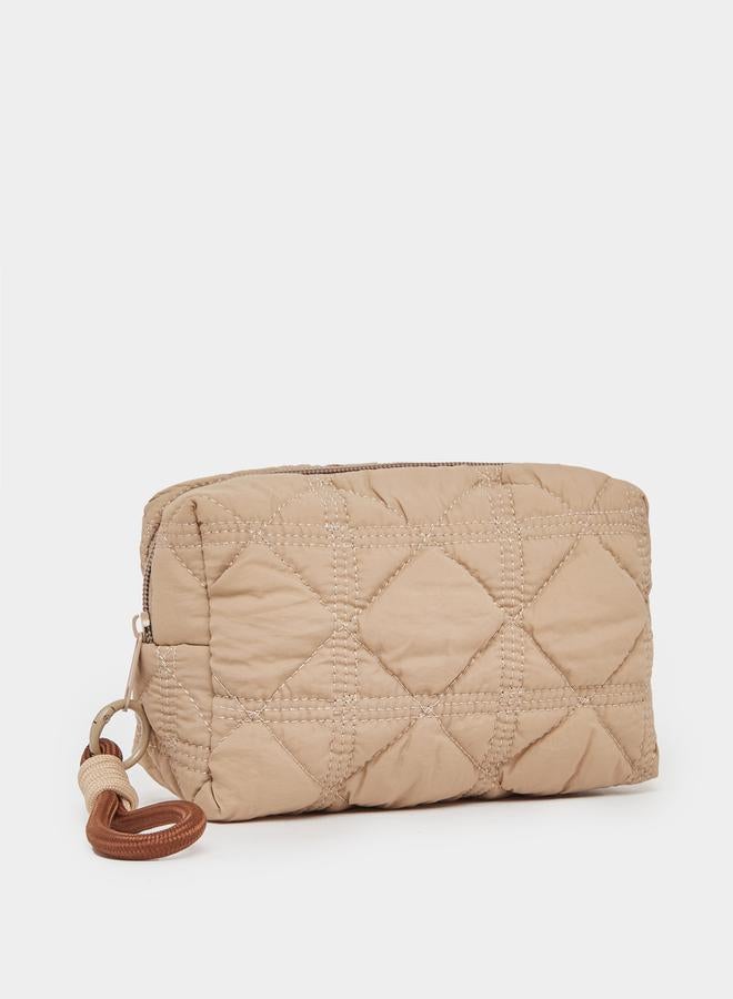 Styli Diamond Stitch Pattern Wash Bag - Image 1