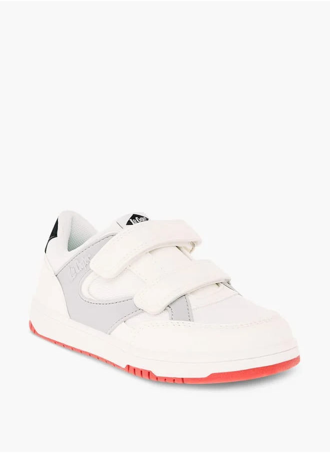 لي كوبر Boys' Colourblock Sneakers with Hook and Loop Closure