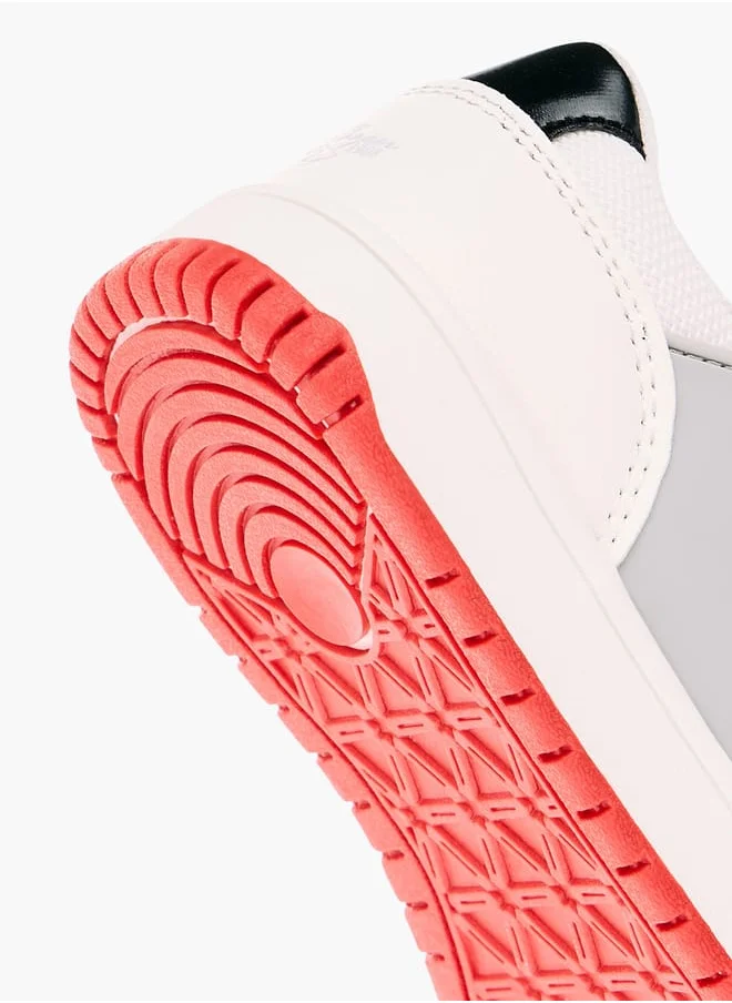 لي كوبر Boys' Colourblock Sneakers with Hook and Loop Closure