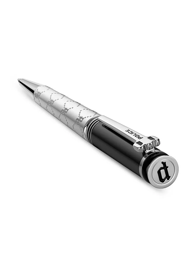 POLICE Monotype Pen For Men Silver Color