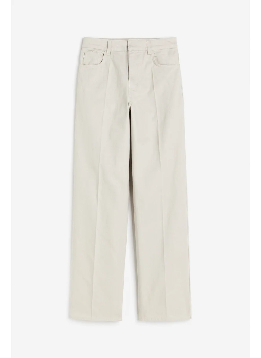 اتش اند ام Straight Twill Trousers