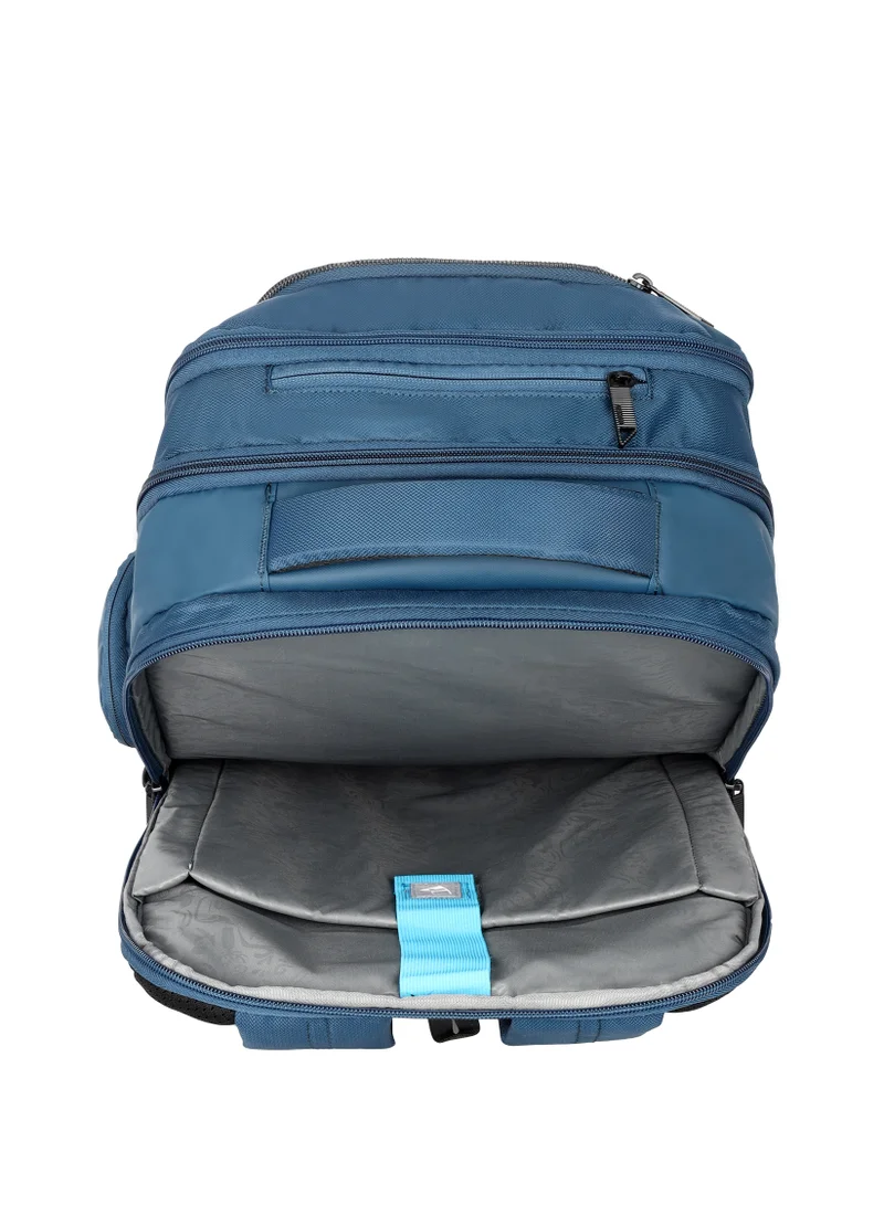 AMERICAN TOURISTER  Segno 2.0 Laptop Backpack, 31L Capacity, Polyester, Navy|Antimicrobial Treated Lining|Back Quick Access Pocket|Expandable|Padded Shoulder Strap|Fits 15.6" Laptop|Bottle Holder - 1 Year International Warranty  | Best Price UAE