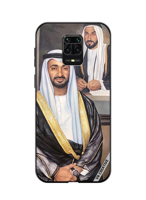 Protective Case Cover For Xiaomi Mi Note 10 Lite 5G Sheikh Mohamed Bin Zayed Al Nahyan And Sheikh Zayed Bin Sultan Al Nahyan Design Multicolour