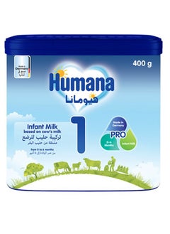 Humana Infant Milk Stage 1 From 0 to 6 Months Baby Formula 400g  - Image 1