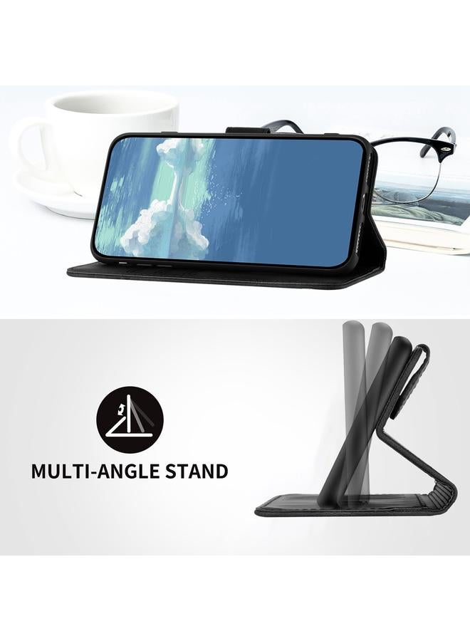 اس-توب جراب لهاتف Motorola Moto G Stylus 5G 2024، جراب هاتف من الجلد بنمط خطوط - Image 4