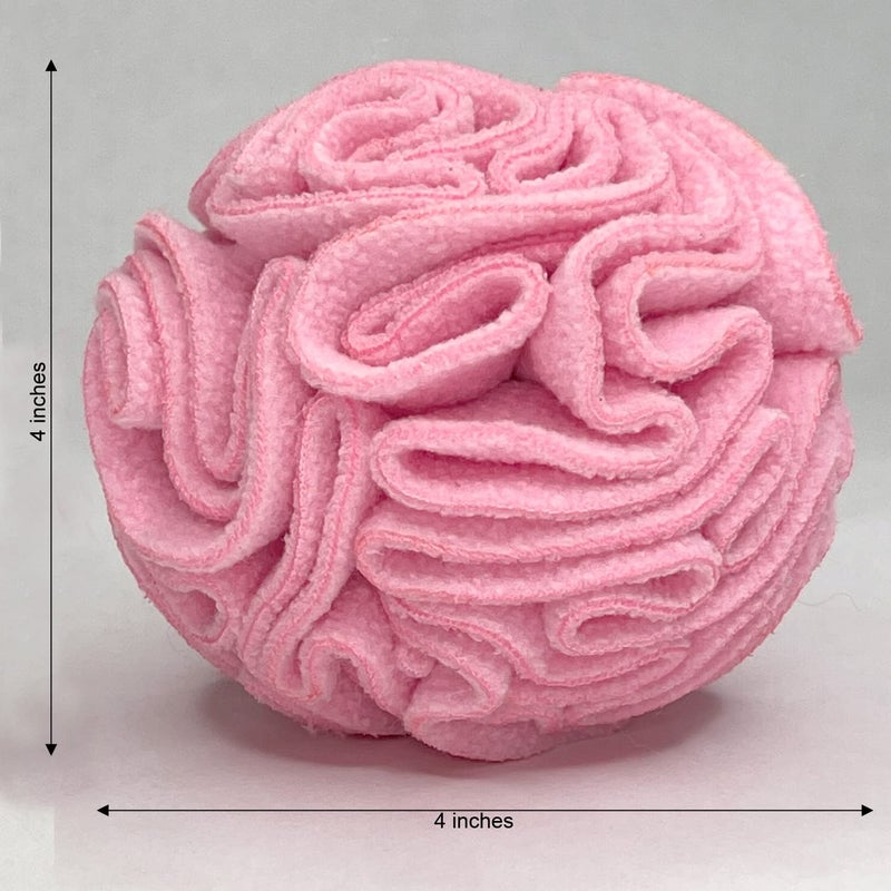 Glory To Dog Puppy and Small Breed Snuffle Interactive Foraging Dog Puzzle Ball Toy Pink - Image 5
