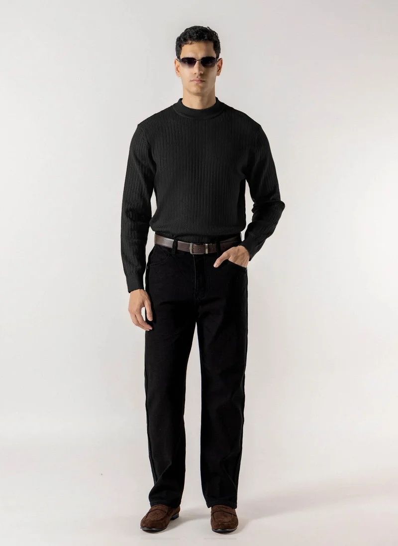 شايبس RIBBED MOCK NECK SWEATER