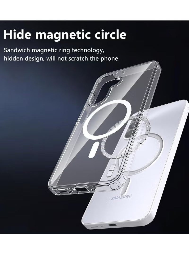 JAJEEK 2 in 1 Shockproof Case for Samsung Galaxy A36 5G (2025) – Magsafe Compatible Anti-Yellow Cover with Screen Protector Included - Image 2