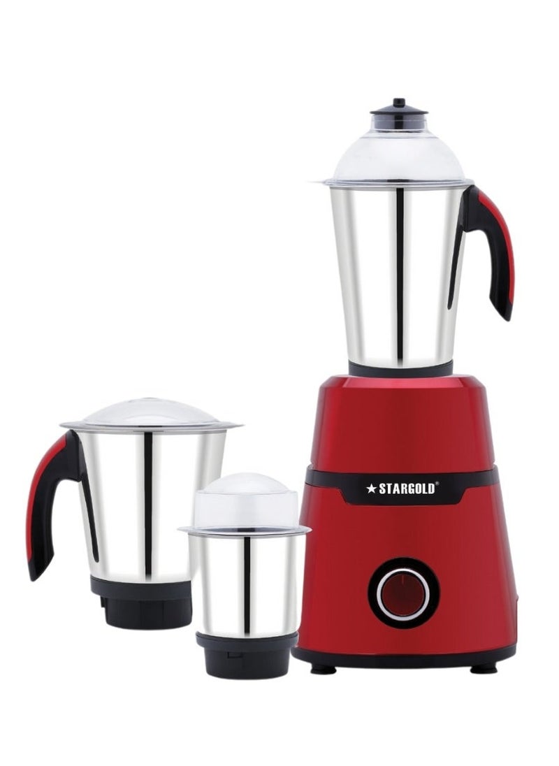 Stargold Mixer Grinder 750 Watts 3-In-1 High Performance Copper Motor With Razor Sharp Blade - Image 3