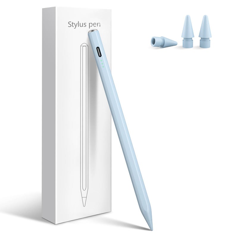 Aspaper Stylus Pen for iPad 2025-2018 with 13mins Fast Charge,Tilt Sensitive Palm Rejection Pencil for 11th A16,10th/9th/8th/7th/6th, Air 11/13 M2/M3,Pro 11/13 M4/M5,Pro 12.9â€œ,Air 5/4/3,Mini 7/6/5 - Image 1