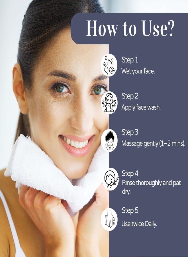 Trycone L- Glutathione and Vitamin C Face Wash for Glowing skin, Anti Acne and enriched with Kojic Acid and Natural Actives suitable for both Men & Women, 200 gm, Pack of 2 - Image 4