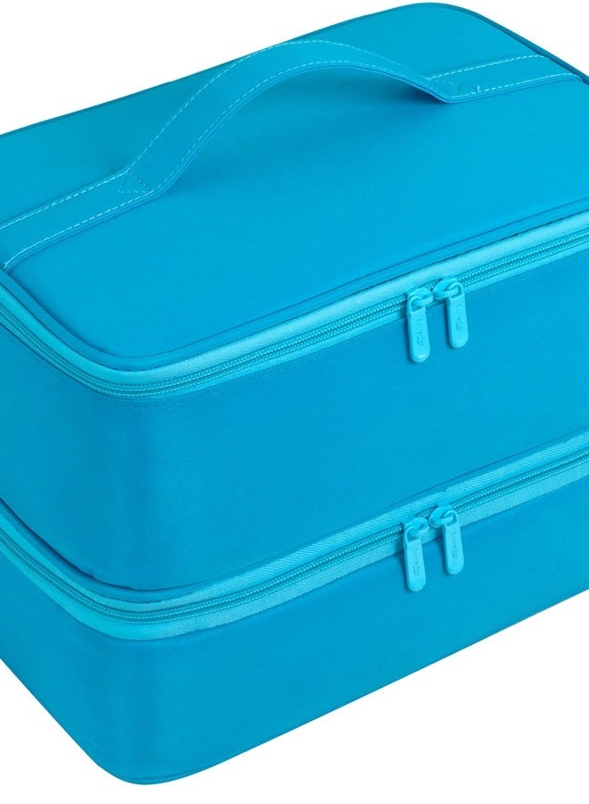 ButterFox Large Nail Polish Organizer Storage Case, Fits Nail Lamp Dryer and 40-50 Nail Polish Bottles (0.5 fl oz - 0.3 fl oz), Gel Nail Polish Kits Supplies Bag - Image 1