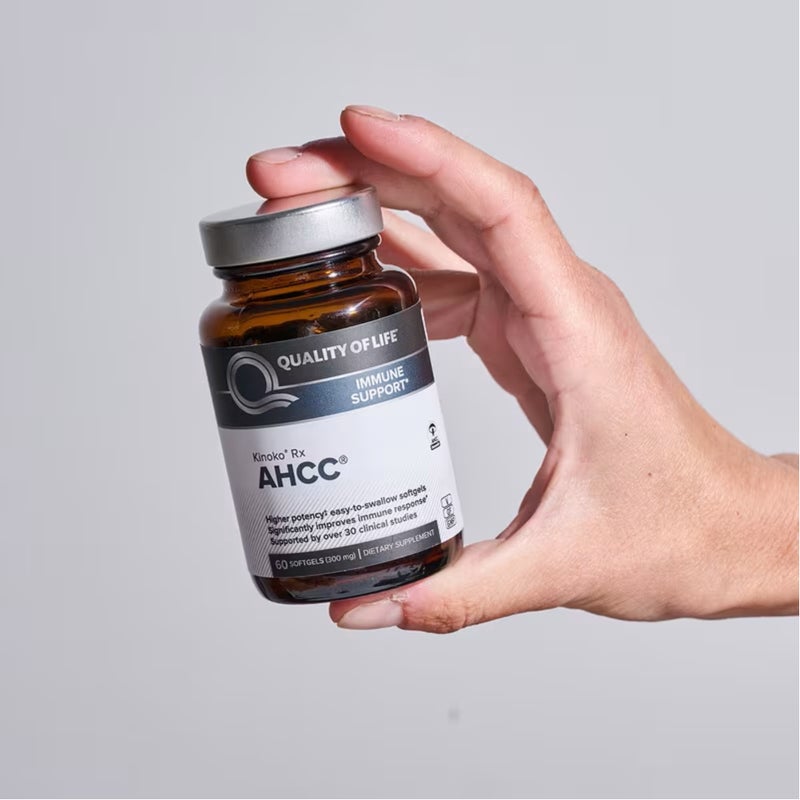 Quality of Life, Kinoko AHCC, 300 mg, 60 Softgels - Image 5