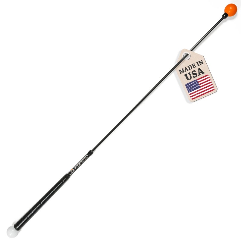 Orange Whip مدرب تأرجح الجولف أورانج ويب لايت سبيد - مساعدة مسجلة براءة اختراع ومصنوعة في الولايات المتحدة - عصا السرعة تحسن السرعة والمسافة والدقة (45) - Image 1