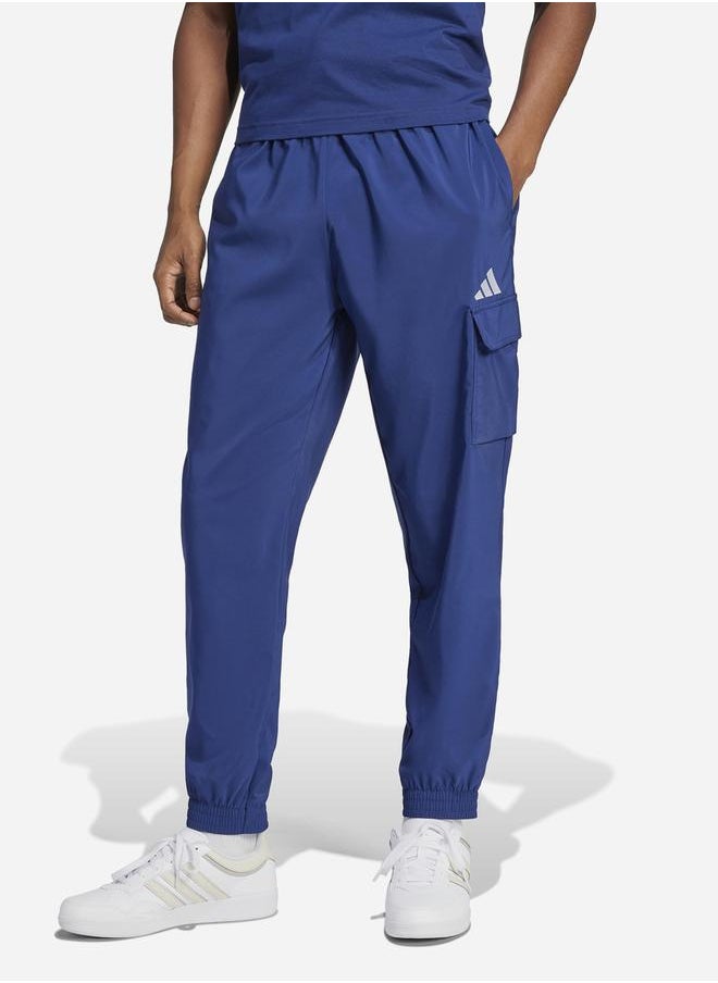 Adidas Essentials Logo Print Woven Cargo Pants  - Image 1