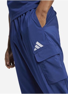 Adidas Essentials Logo Print Woven Cargo Pants  - Image 4
