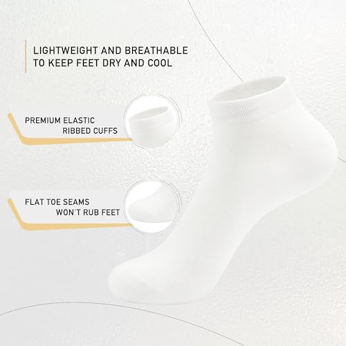 SERISIMPLE Viscose Women Bamboo Ankle Socks Low Cut Thin Sock Lightweight Pastal Color Soft Sock 5 Pairs(Assorted3, Small) - Image 2