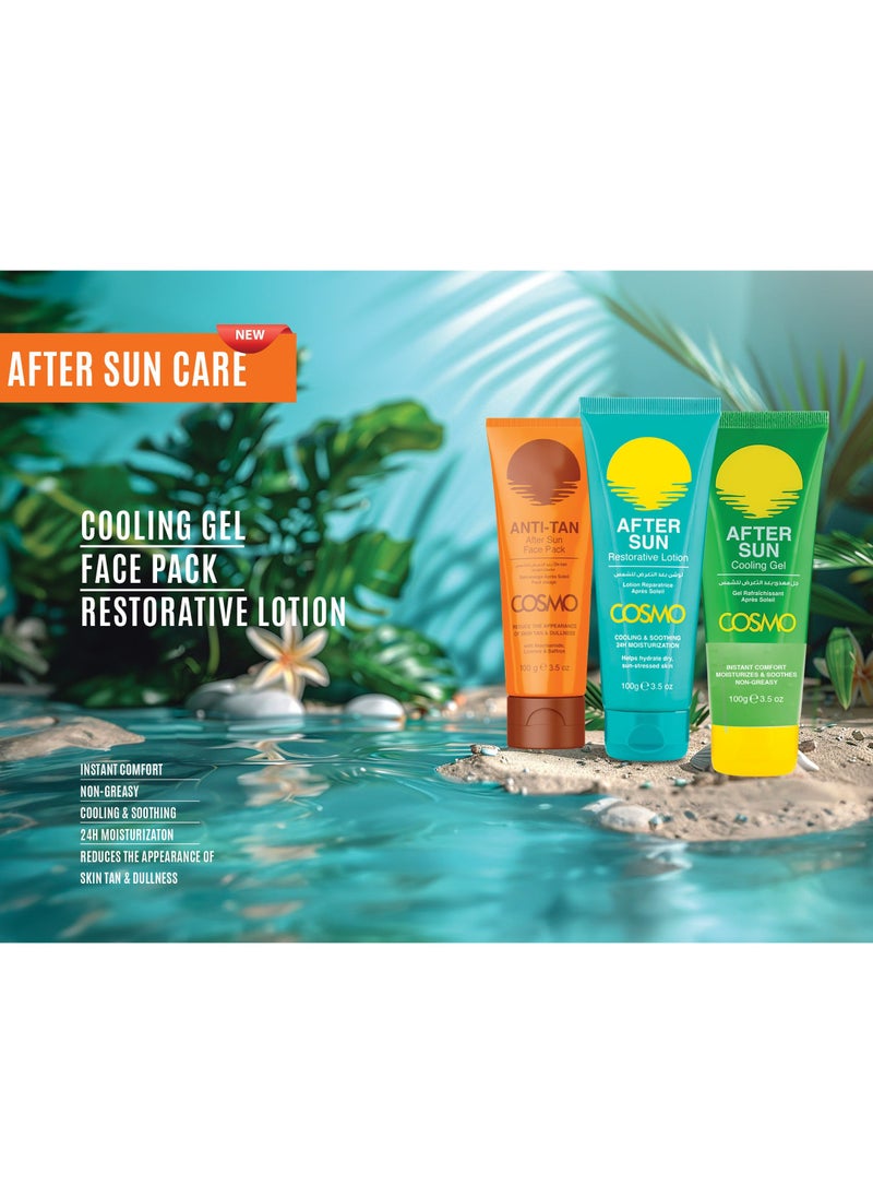 COSMO Cosmo After Sun Restorative Lotion 100g for Men and Women  - Image 2