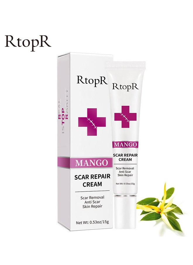 RtopR - Scar Removal Cream Skin Repair Creams Treatment Stretch Marks Acne Surgical Care 15G - Image 1