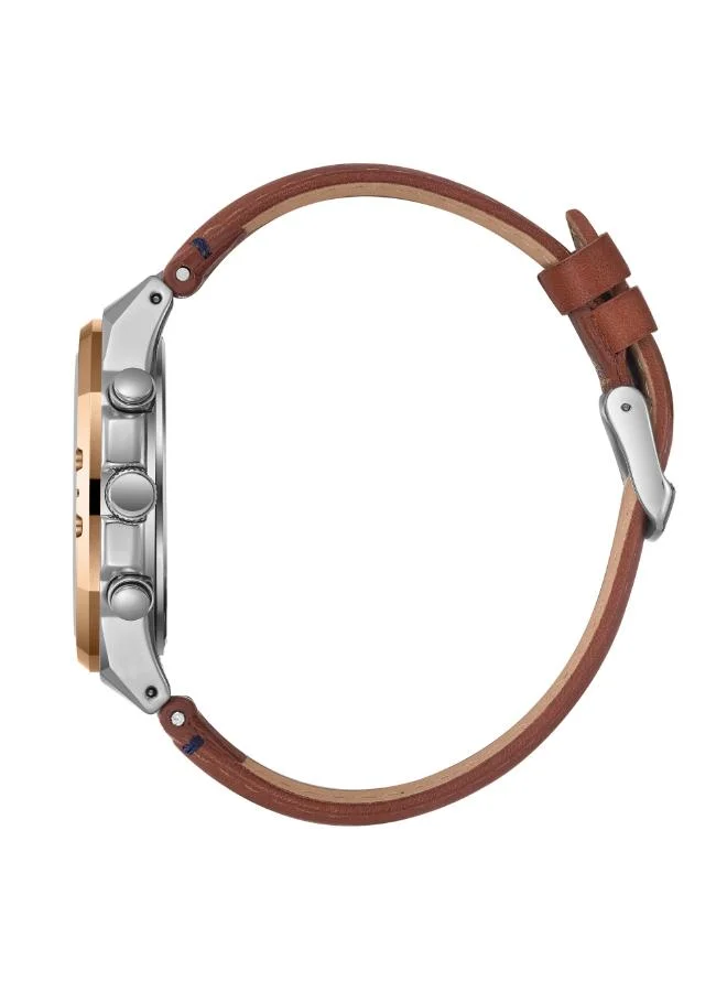 Lee Cooper Men's Leather Multi Function Watch LC07992.594 - 43 mm