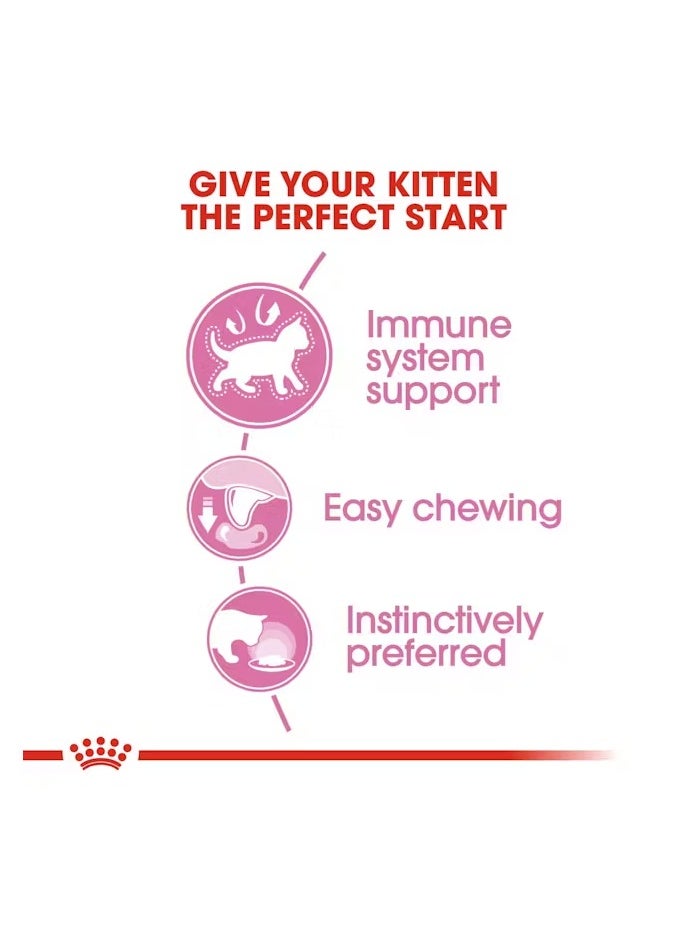ROYAL CANIN - Royal Canin Feline Health Nutrition Kitten Gravy 12x 85gm Cat Wet Food Pouches - Image 1