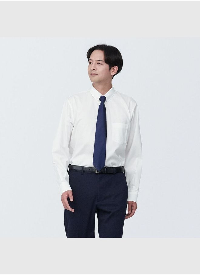 MUJI Non-Iron Button Down Collar Long Sleeve Shirt  - Image 1