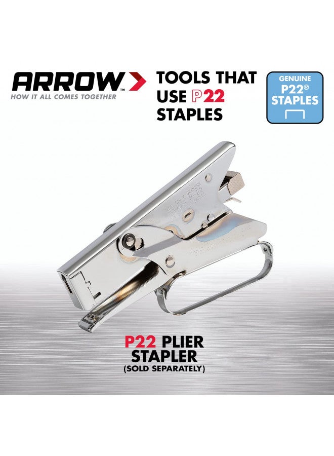 Arrow Fastener دبابيس أرو 225 الثقيلة P22 للاستخدام مع دبابيس الورق وأكياس الدبابيس من نوع الزر في المطاعم والمكاتب والفصول الدراسية، عبوة 5050، طول الساق 5/16 بوصة، عرض التاج 7/16 بوصة - Image 3