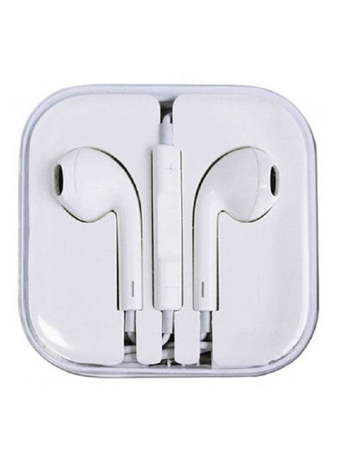 Generic - In-Ear Earphones With Mic For Apple iPhone White - Image 1