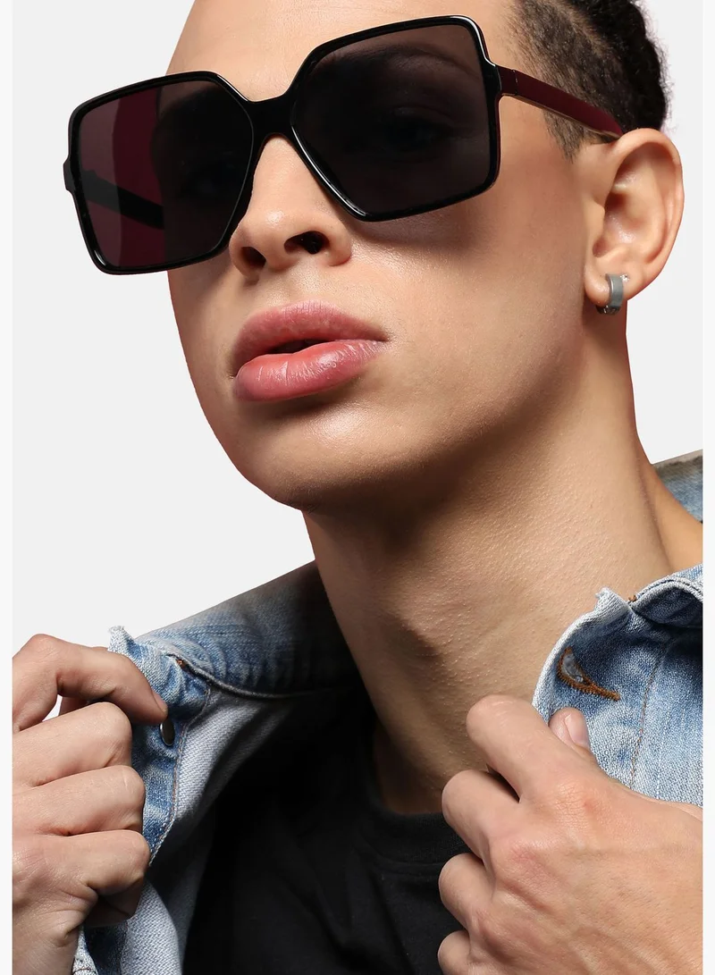French Accent Polarized Full Rim Butterfly Sunglass For Men