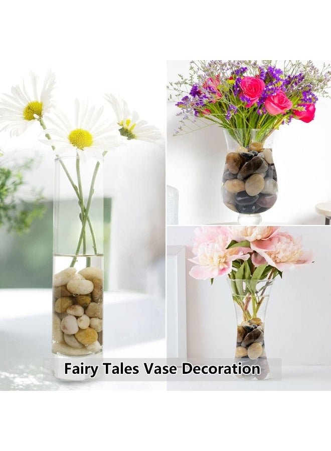 RR BRAND White River Rocks, 1-2 Inch 1.5kg Natural Pebbles for Indoor Plants, High Polished Decorative Stones Vase Filler Fish Tank Aquariums Landscaping Garden Outdoor and Indoor DIY - Image 5