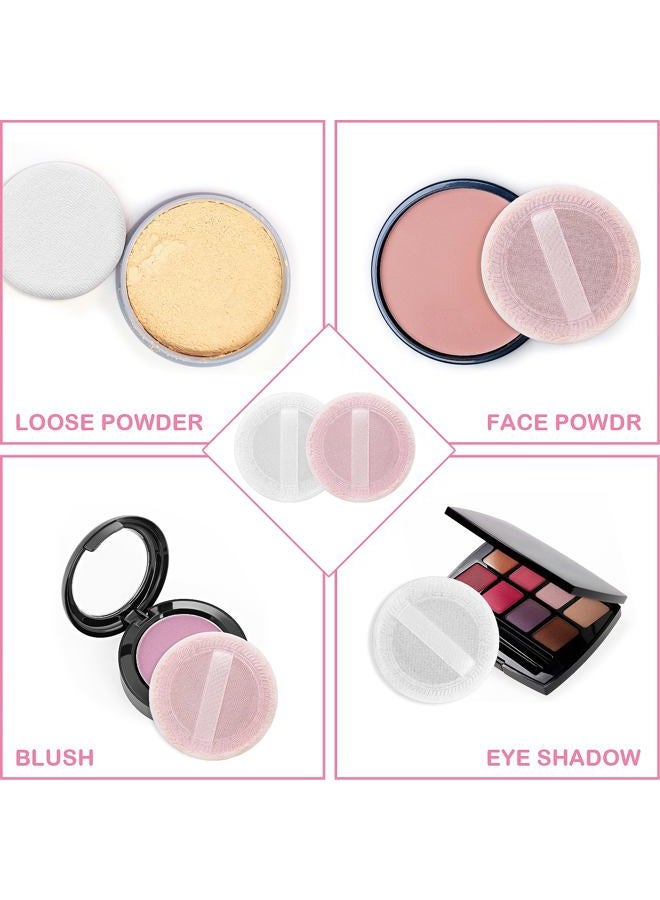 Sibba 12 PCS Blush Loose Powder Puff Face Setting Body Makeup Soft Velour Sponge Beauty Blender Make Up Mini Portable Finger Applicator Holder Small Fluffy Highlighter Facial Cosmetic Cushion Women - Image 5