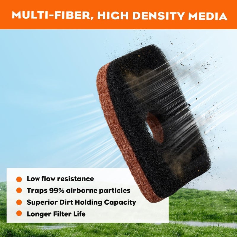 Hipa BG56C Air Filter Tune Up Kit for STHIL BG56 BG66 BG86 BG86CE BG86Z BG86CEZ SH56 SH56C SH86 SH86C BR200 Leaf Blower Parts with Fuel Filter Spark Plug Prime Bulb - Image 5