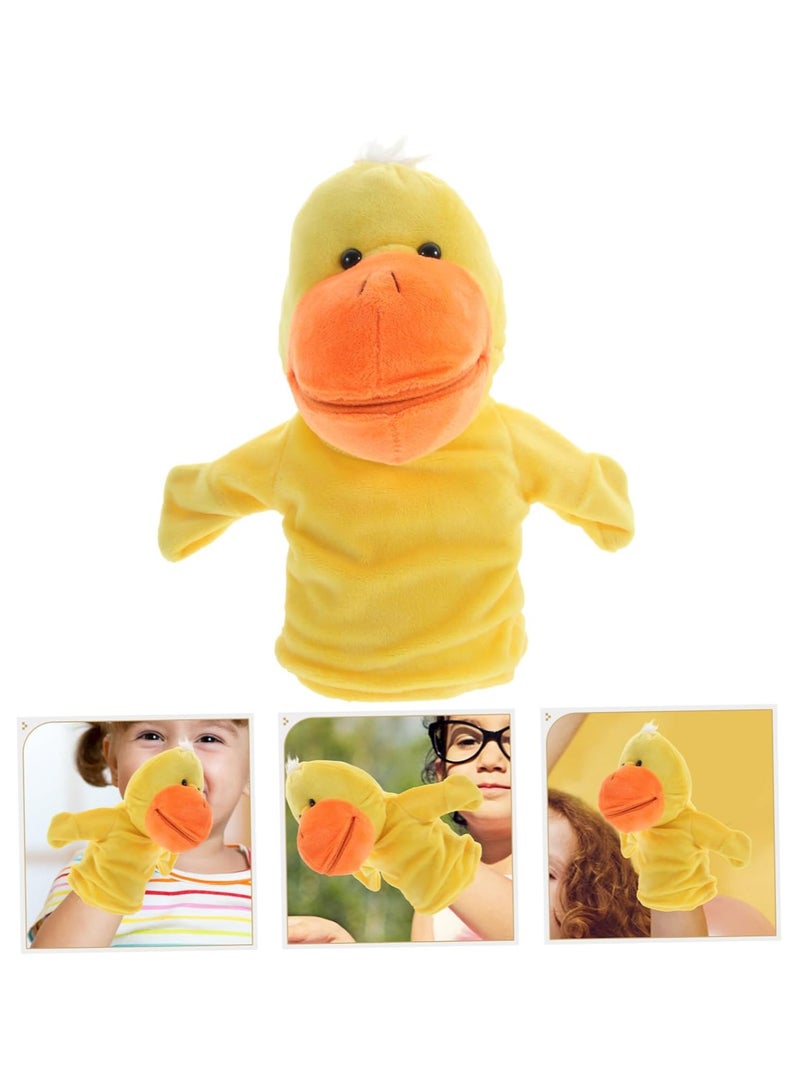 Vitacelli Animals Hand Puppets for Kids – Plush Hand Puppet with Movable Open Mouth, Soft Hand Puppets for Kids, Story Telling Puppet for Kids, Hand Puppet Toy, Fun Play Learning Toys (Duck) - Image 3