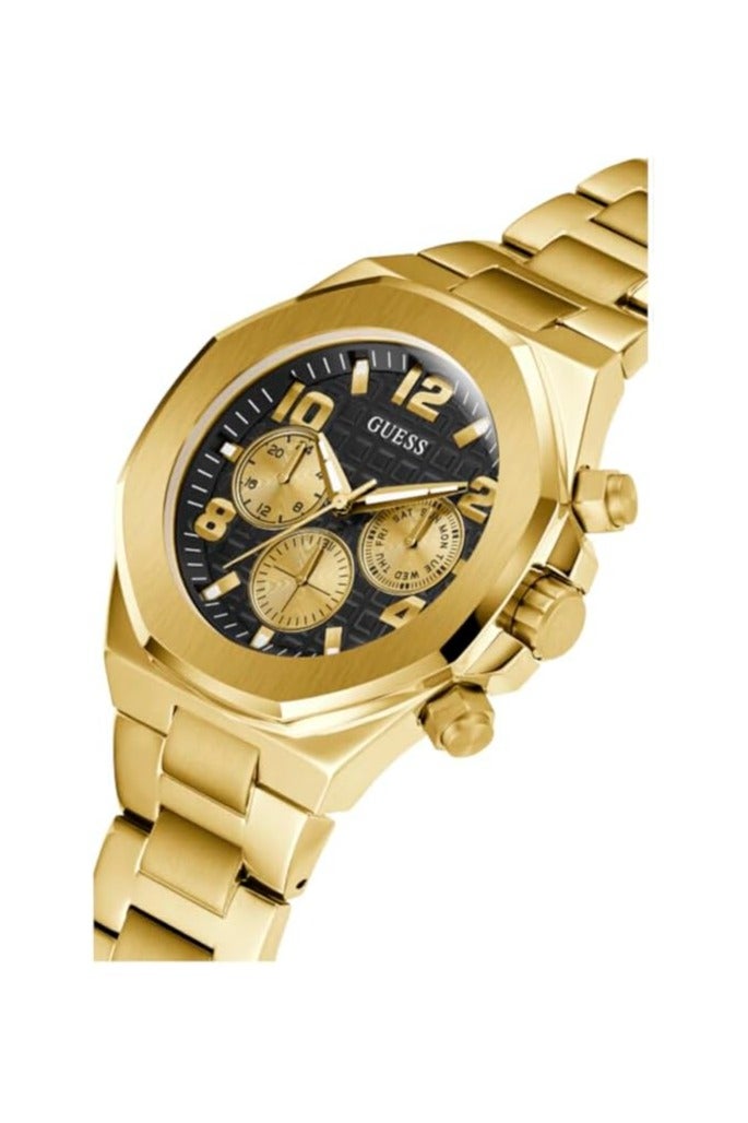 Guess Empire Mens Gold Tone Multi-Function Watch - Image 4