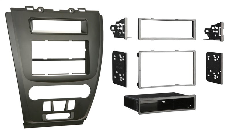 Metra 99-5821B Single or Double DIN Installation Dash Kit for 2010 Ford Fusion and Mercury Milan (Matte Black) - Image 1