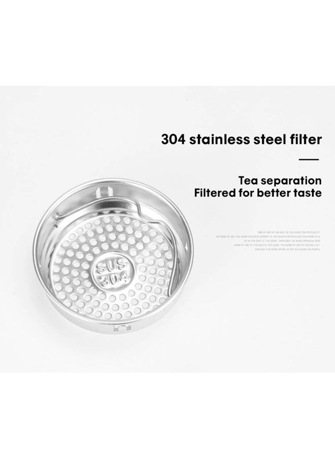 Generic - Stainless Steel Temperature Measuring LED Touch Display Flask White 500ml - Image 1