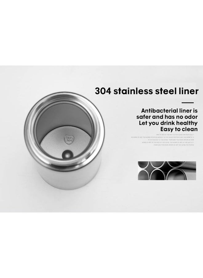 Generic - Stainless Steel Temperature Measuring LED Touch Display Flask White 500ml - Image 1