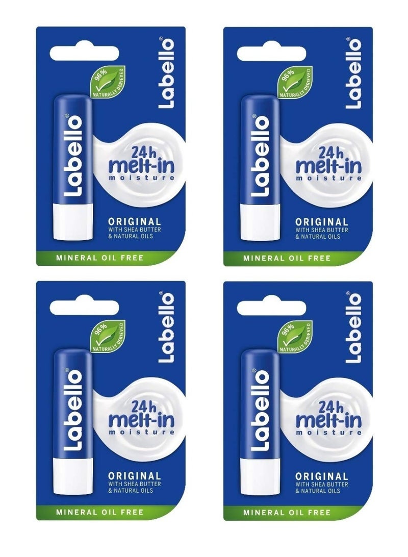 Labello بلسم الشفاه لابيلو كلاسيك كير 5.5 مل / 4.8 جرام ، عبوة من 4 - Image 3