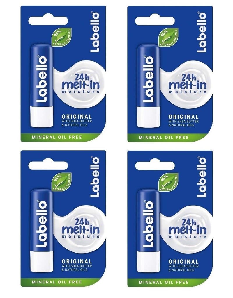 Labello بلسم الشفاه لابيلو كلاسيك كير 5.5 مل / 4.8 جرام ، عبوة من 4 - Image 1