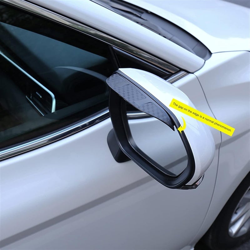 Wivplex Rainproof Side Mirror Eyebrow Shield for Camry 2018 - Image 5