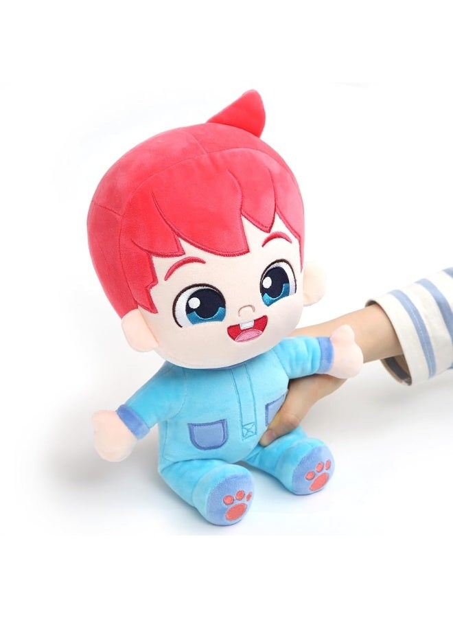 Pinkfong دمية بيبي فين القابلة للنفخ من بينكفونغ: دمية محشوة تفاعلية بطول 12 بوصة - هدية مثالية للأطفال الرضع والأطفال الصغار من 1-3 سنوات | تجربة متعددة الحواس متميزة، تصميم صديق للأطفال، قابلة للغسل في الغسالة - Image 3