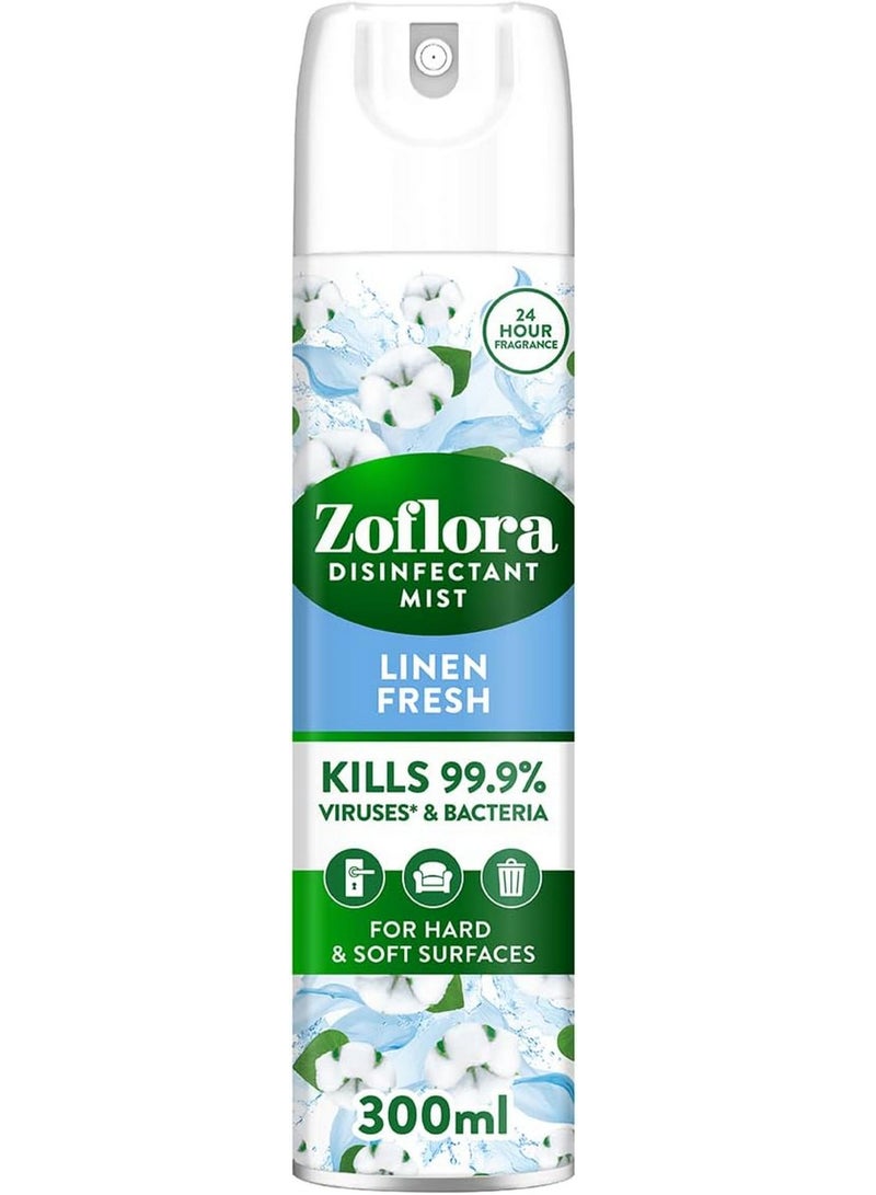 Zoflora Linen Fresh Aerosol 300 ML - Image 1